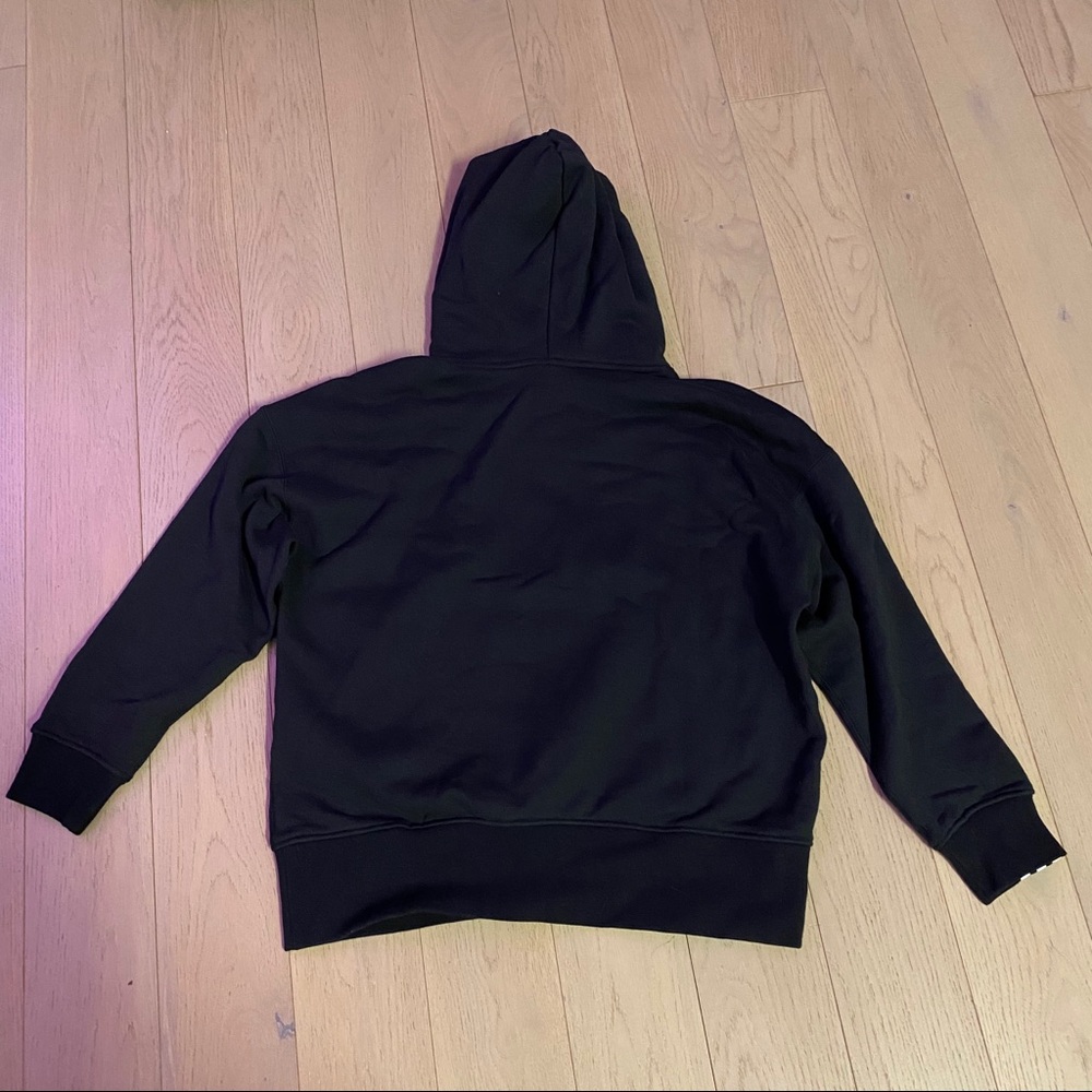 Adidas Black Logo Hoodie Sz M - Picture 2 of 4
